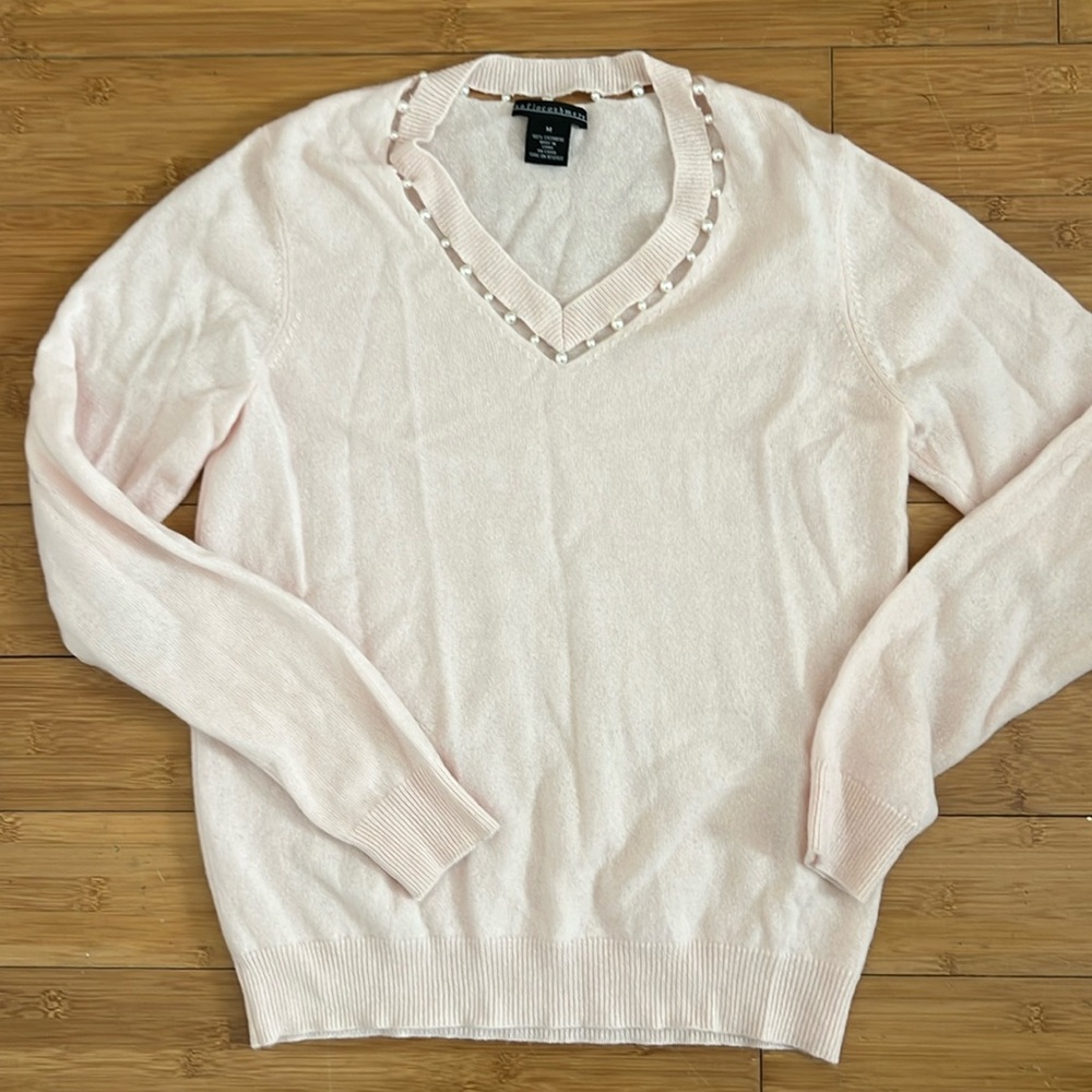 100% cashmere sweater